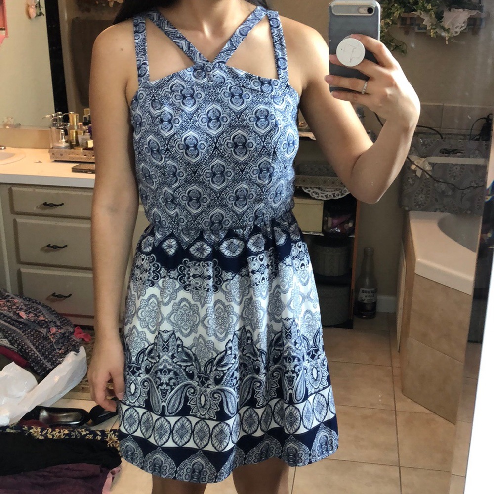Blue summer dress